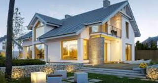 Частный дом в современном стиле в Губкине - строительство от 136383 рублей