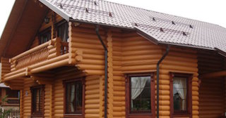 Строительство дома из оцилиндрованного бревна в Губкине - от 136383 рублей